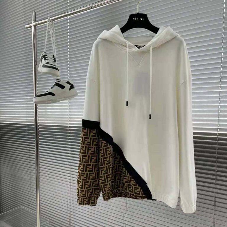 Fendi Men White Jersey Sweatshirt-FAF681AN67F1KRQ