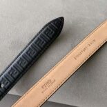 Fendi Women FF Belt Black Leather-8C0648AQ1VF04TX