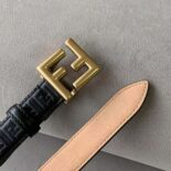 Fendi Women FF Belt Black Leather-8C0648AQ1VF04TX