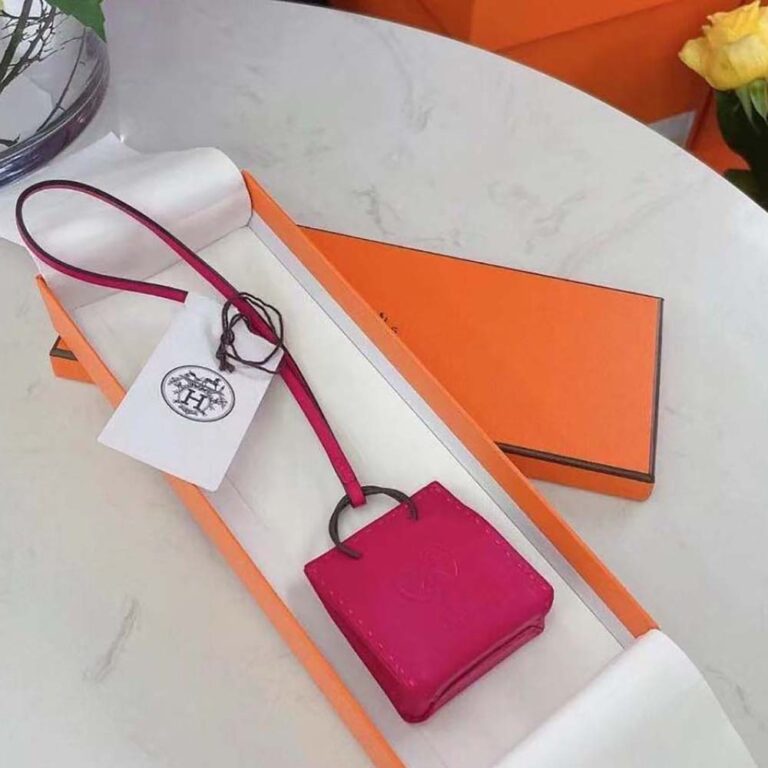 Hermes Pink Bag Charm H079065CAAB