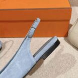 Hermes Women Innocente Slingback in Suede Goatskin-H241158Z 1D350