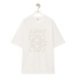 Loewe Men Loose Fit T-shirt in Cotton-White H526Y22XAG