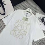 Loewe Men Loose Fit T-shirt in Cotton-White H526Y22XAG