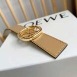 Loewe Women Reversible Anagram Ellipse Belt in Smooth Calfskin-Beige E619244X63