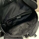 Prada Unisex Re-Nylon and Leather Backpack-Black 2VZ108