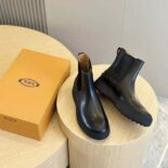 Tod's Men W. G. Chelsea Boots in Leather-Black XXM09J00P20D90B999