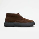 Tod's Men W. G. Desert Boots in Suede-Chocolate XXM09J0GK40RE0S611