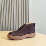 Tod's Men W. G. Desert Boots in Suede-Chocolate XXM09J0GK40RE0S611