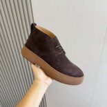 Tod's Men W. G. Desert Boots in Suede-Chocolate XXM09J0GK40RE0S611