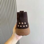 Tod's Men W. G. Desert Boots in Suede-Chocolate XXM09J0GK40RE0S611