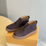 Tod's Men W. G. Desert Boots in Suede-Chocolate XXM09J0GK40RE0S611