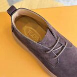 Tod's Men W. G. Desert Boots in Suede-Chocolate XXM09J0GK40RE0S611