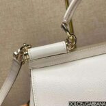 Dolce Gabbana D&G Women Medium Dauphine Leather Sicily Bag BB6002A10018H402