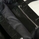 Loewe Unisex Fold Shopper in Paper Calfskin-Black B507X23X01