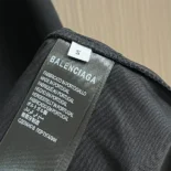 Balenciaga Men How Do You Feel? T-Shirt Medium Fit in Black Vintage Jersey