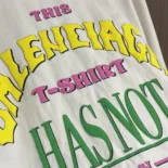 Balenciaga Men Not Been Done T-Shirt Oversized in off White Vintage Jersey