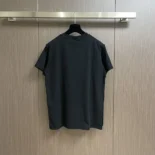 Balenciaga Men Rainbow Flag Inside-Out T-Shirt Oversized in Black Vintage Jersey