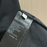 Balenciaga Women Burning Unity T-Shirt Oversized in Black Vintage Jersey