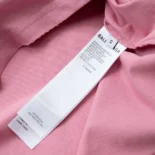 Balenciaga Women Paris Moon T-Shirt Oversized in Light Pink Vintage Jersey