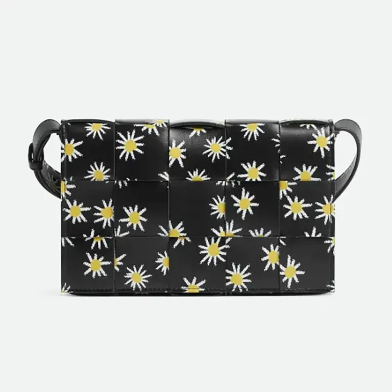 Bottega Veneta Women Cassette Intreccio Leather Cross-body Bag Embellished