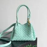 Bottega Veneta Women Small Andiamo Parachute- Green oasis 796569VCPPT8060