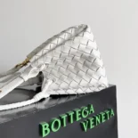Bottega Veneta Women Small Andiamo Parachute-White 796569VCPPT9195