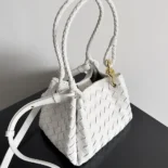 Bottega Veneta Women Small Andiamo Parachute-White 796569VCPPT9195