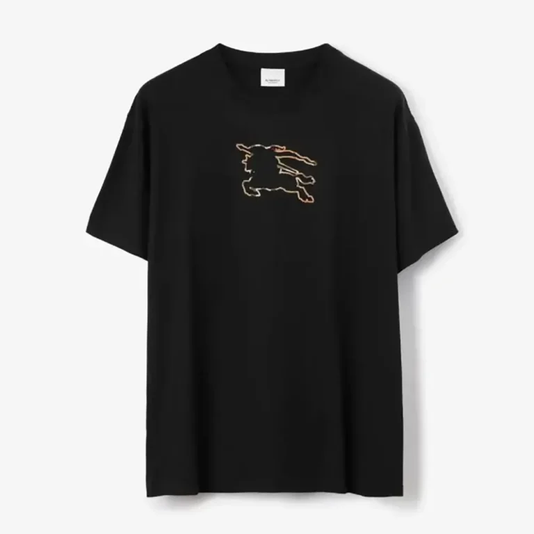 Burberry Men Check EKD Cotton T-shirt 80706811