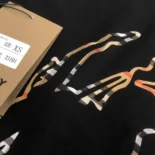 Burberry Men Check EKD Cotton T-shirt 80706811
