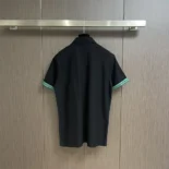 Burberry Men Cotton Polo Shirt-Black 80821241