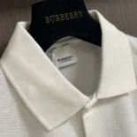Burberry Men Cotton Polo Shirt-White 80821271