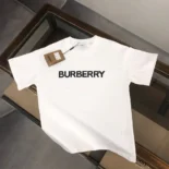 Burberry Women Logo Cotton T-shirt-White 80553091