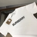 Burberry Women Logo Cotton T-shirt-White 80553091