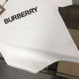 Burberry Women Logo Cotton T-shirt-White 80553091