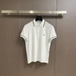 Celine Men Classic Polo Shirt in Cotton Piqué-White 2X75H626U.01OB