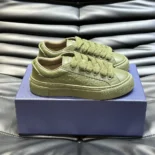 Dior Men B33 Sneaker Khaki Grained Calfskin and Khaki Dior Gravity Leather
