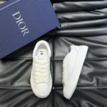 Dior Men B33 Sneaker White Grained Calfskin and White Dior Gravity Leather