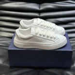 Dior Men B33 Sneaker White Grained Calfskin and White Dior Gravity Leather