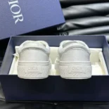 Dior Men B33 Sneaker White Grained Calfskin and White Dior Gravity Leather