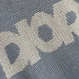 Dior Men Italic T-Shirt Blue Cotton-Blend Tramato Knit