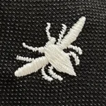 Dior Men Polo Shirt with Bee Embroidery Black Cotton Piqué