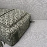 Dior Men Rider Backpack Khaki Dior Oblique Jacquard