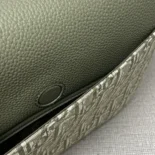 Dior Men Small Saddle Messenger Bag with Flap Khaki Dior Oblique Jacquard