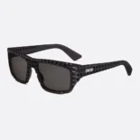 Dior Unisex Dior3D S1I Orange Mirrored Rectangular Sunglasses