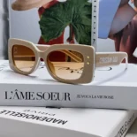 Dior Unisex DiorPacific S1U Pink Square Sunglasses