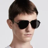 Dior Unisex NeoDior A1U Gold Mirrored Aviator Sunglasses