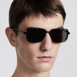 Dior Unisex NeoDior S4U Gray Rectangular Sunglasses