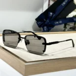 Dior Unisex NeoDior S4U Gray Rectangular Sunglasses