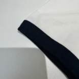 Dior Women Dioriviera T-Shirt Ecru and Navy Blue Cotton Jersey
