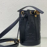 Dior Women Small Dior Backpack Black Supple Maxicannage Calfskin